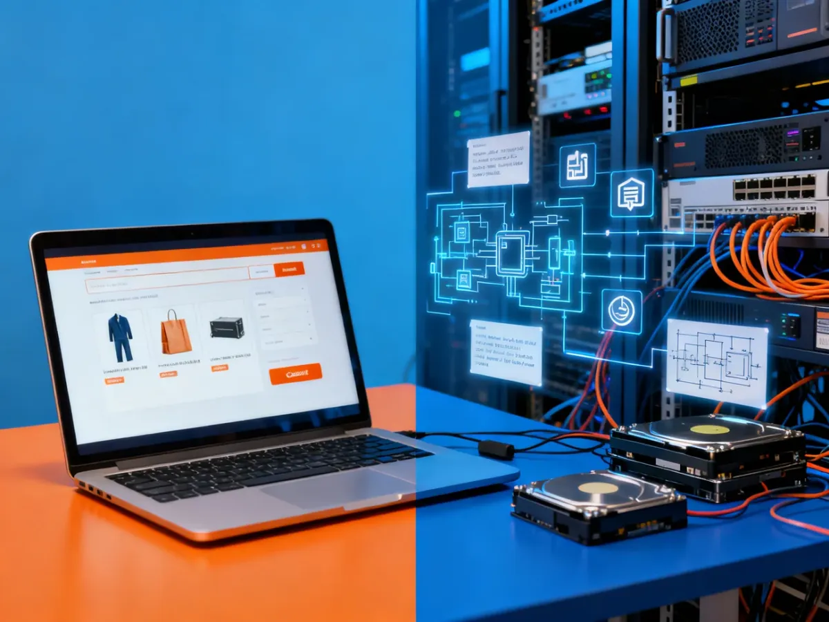 Porównanie prostego sklepu SaaS i technicznego rozwiązania Open Source